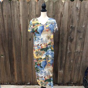 Reyn Spooner Hawaii Vacation Printed Dress